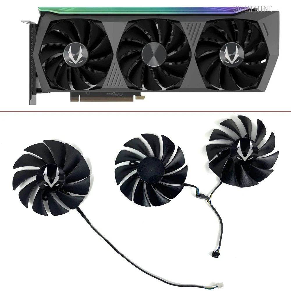 Rtx 3080 Ti 12Gb - NOUVEAU ventilateur de GPU 89MM 4PIN
